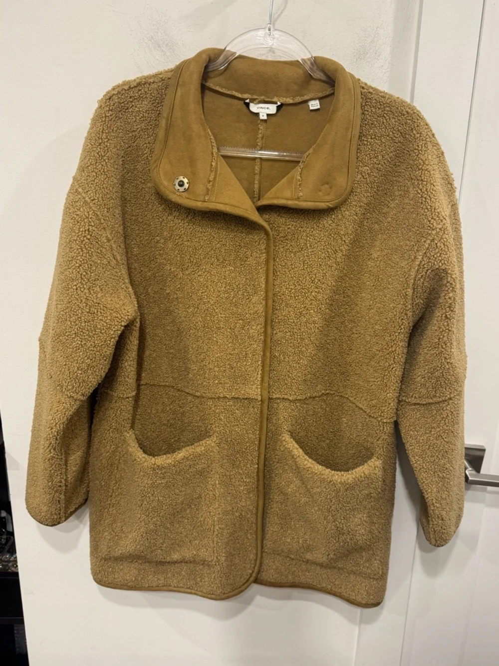 Vince Oversized Sherpa Jacket - Picture 4 of 6